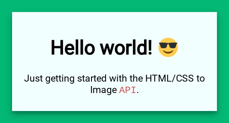 Emoji support in HTML/CSS to Image API